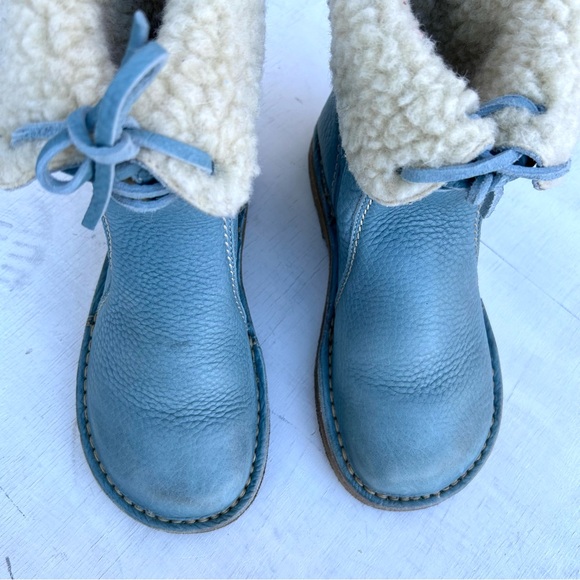 Duckfeet Arhus light blue leather and wool boots - Picture 5 of 9
